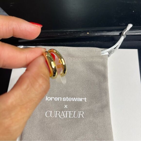 LOREN STEWART X CURATEUR Deux Open Band Ring - Size 7 NEW - Picture 3 of 8